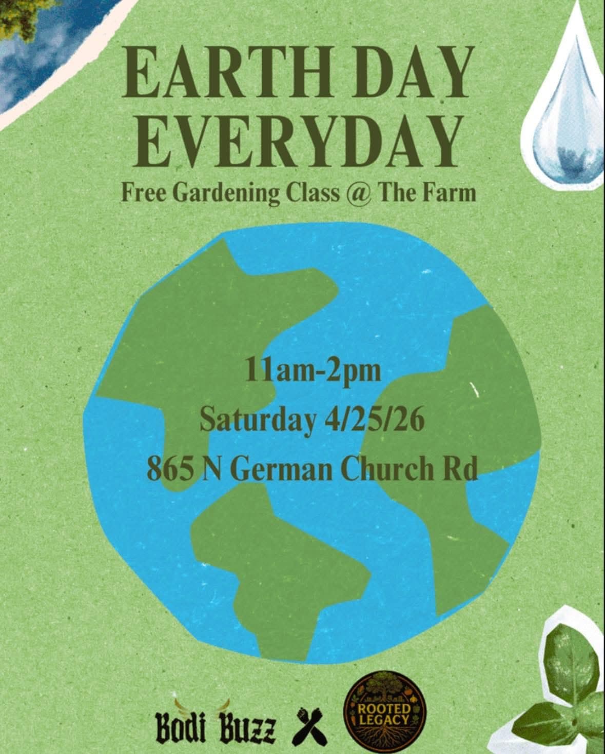Earth Day Everyday flyer