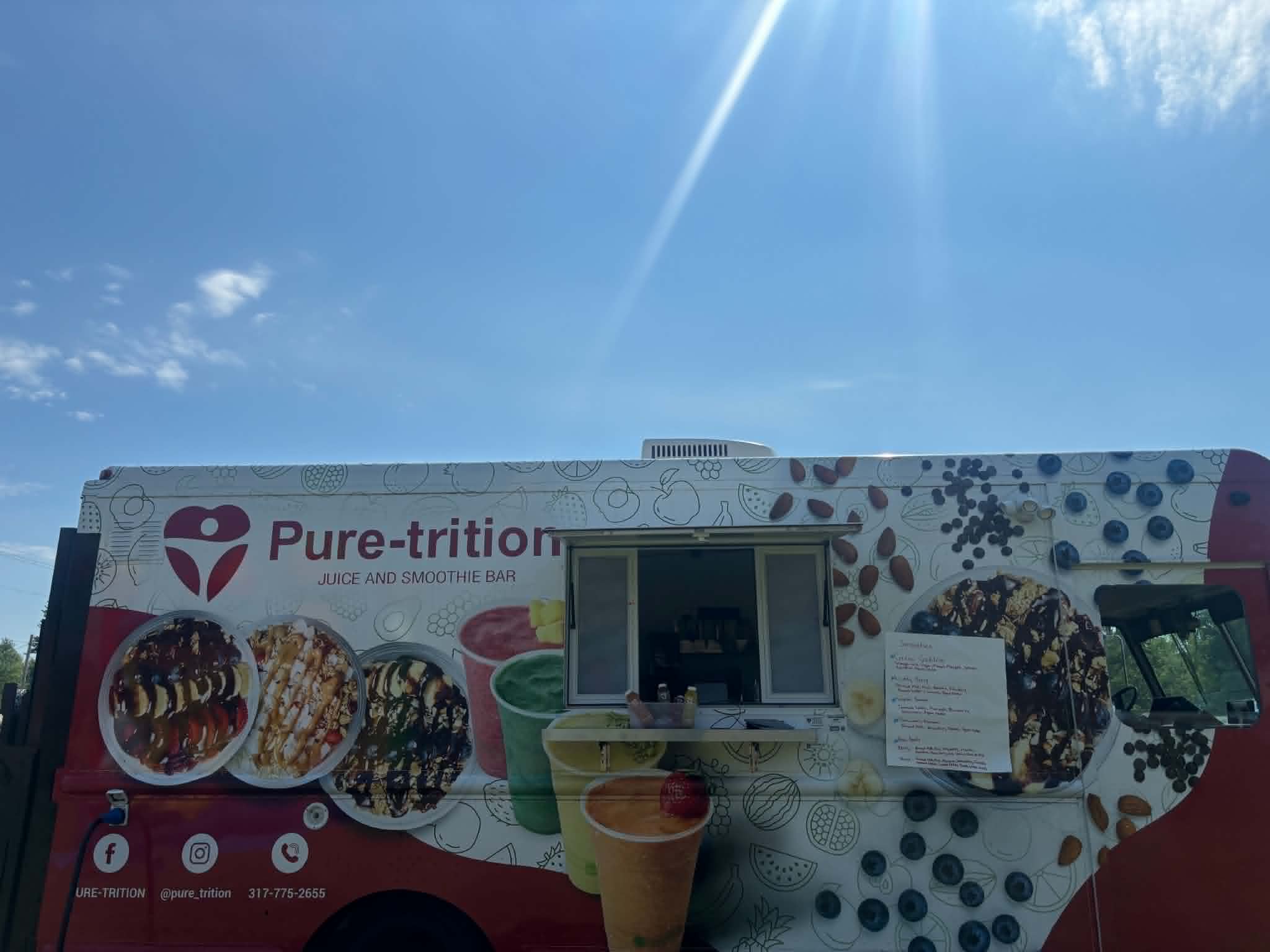 Pure-trition juice and smoothie truck